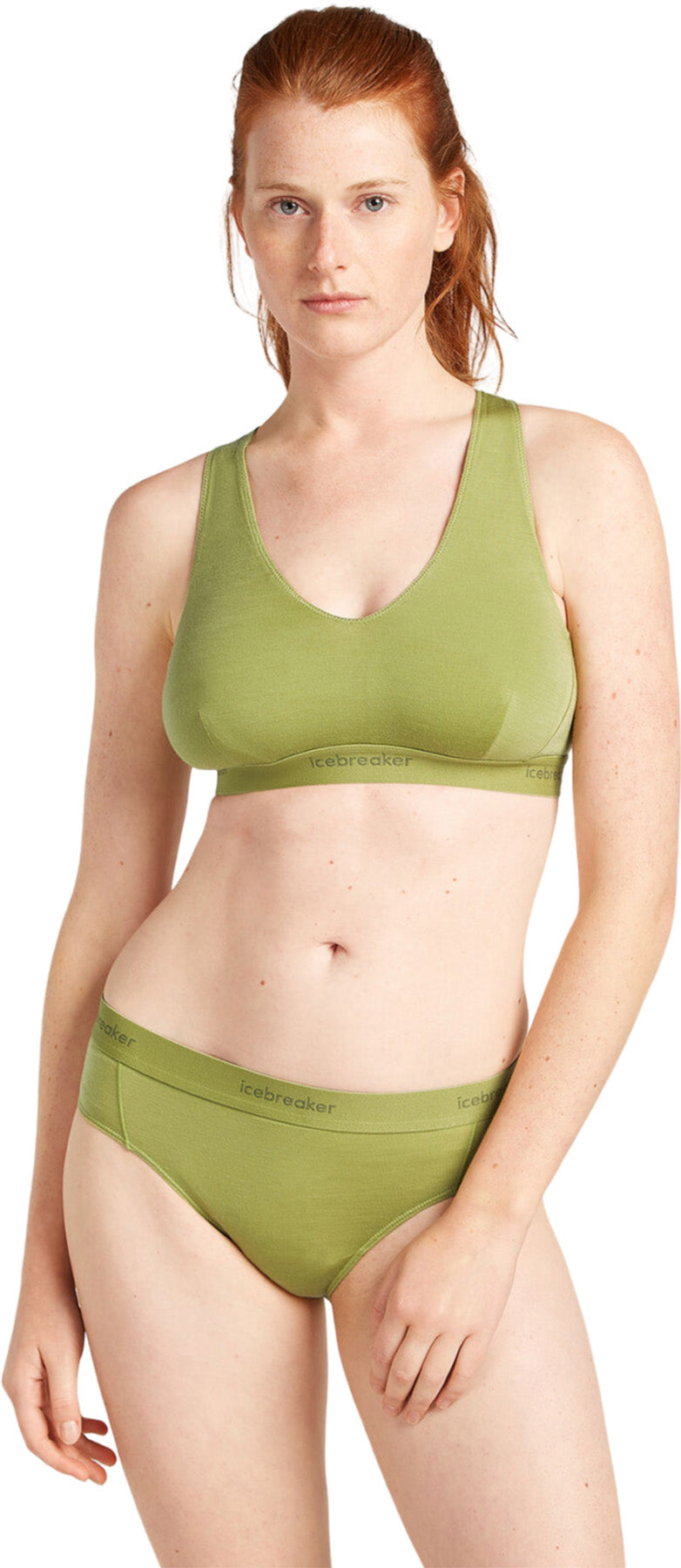 125 Cool Lite Sprite Merino Blend Racerback Sports Bra for Women - Moisture Wicking & Breathable Workout Top for Running, Yoga & Gym