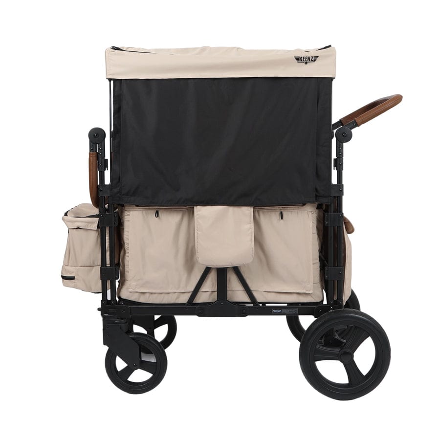 Keenz XC 2.0 2 Passenger Stroller Wagon - Lightweight Foldable All-Terrain Wagon for Kids | Perfect for Beach, Park, Camping & Outdoor Adventures