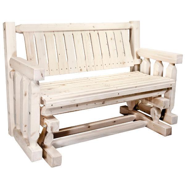 Homestead Collection Glider - Comfortable Patio Rocking Chair for Porch, Garden & Backyard Relaxation | Durable Outdoor Furniture for Adults & Seniors