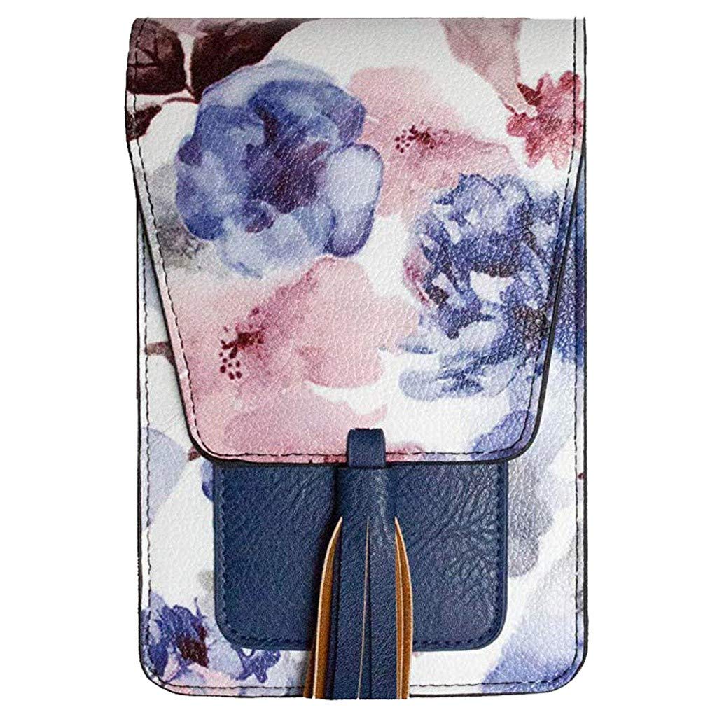 HHmei Women's Crossbody Bag - Waterproof Shoulder Messenger Purse for Phone & Essentials, Soft Rose Yellow & Purple Options - Perfect for Outdoor, Travel, Gym & Daily Use