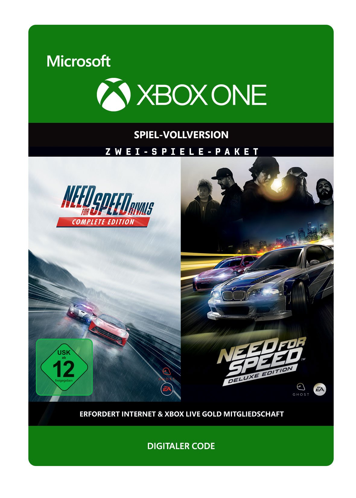 Need for Speed Deluxe Bundle DLC - Xbox One Digital Download Code | High-Speed Racing Game for Thrilling Action & Adventure