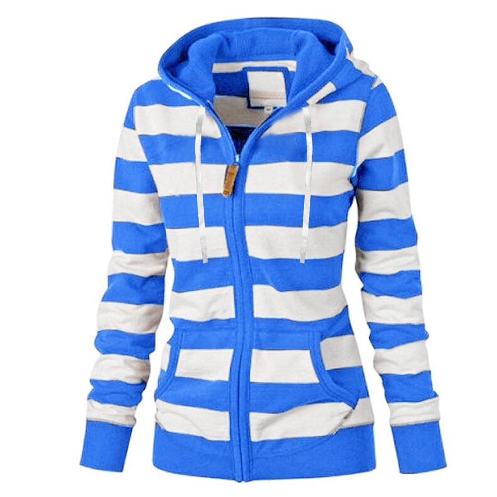 BAGELISE Women's Gradient Long Sleeve Zip-Up Hoodie with Pockets - Casual Pullover Sweatshirt for Women & Teen Girls | Perfect for Fall Layering, Outdoor Activities & Everyday Comfort