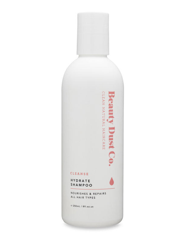 Beauty Dust Cleanse Hydrate Shampoo - Gentle Clarifying & Moisturizing Hair Care for Daily Use | Perfect for Dry, Damaged Hair & Scalp Refreshment