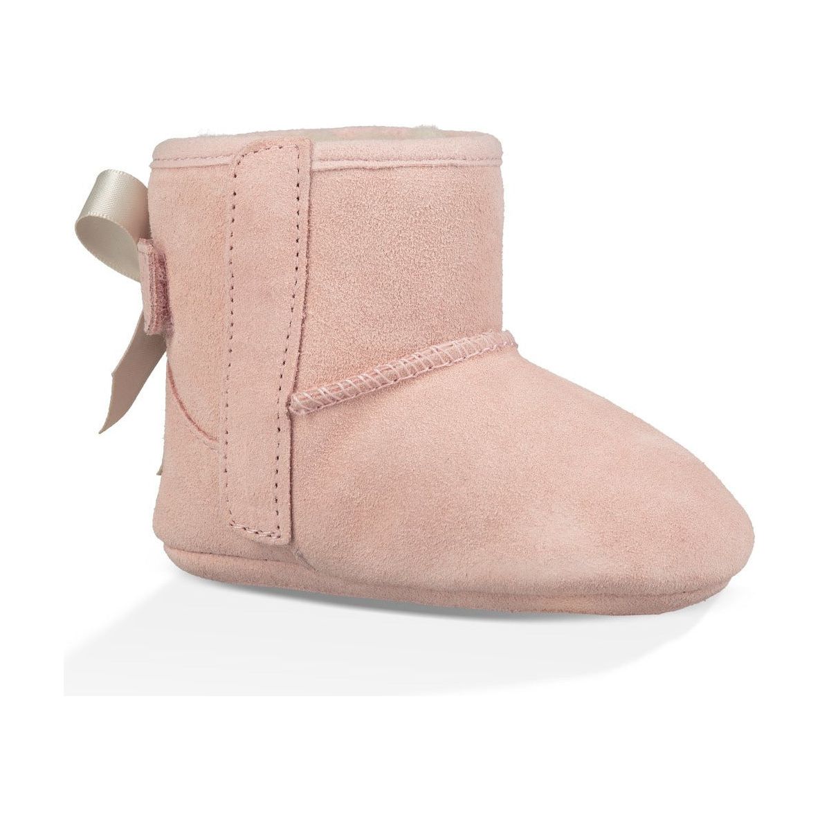 UGG Baby Jessie Bow II Bootie in Baby Pink - Soft & Comfortable Infant Booties for Girls - Perfect for Winter, Outdoors & Special Occasions