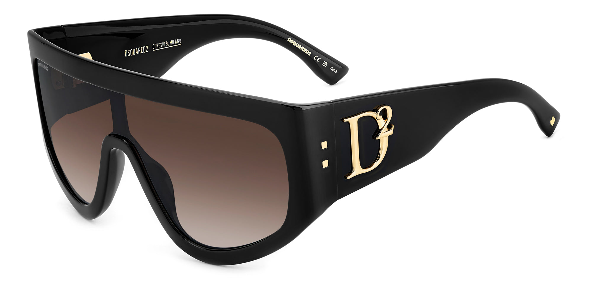 DSQUARED2 D2 0149/S Sunglasses - Polarized UV Protection Aviator Style for Men & Women - Perfect for Driving, Travel, and Outdoor Activities