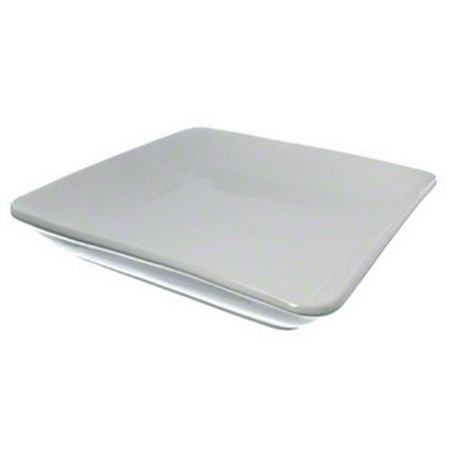 American Metalcraft CER15 14-Inch White Ceramic Serving Platter - Perfect for Appetizers, Cheese Boards & Party Entertaining