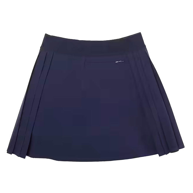 Lacoste Women's Built-In Short Tennis Skirt - Navy Blue | Comfortable & Styletic Athletic Skirt for Tennis, Golf & Casual Wear