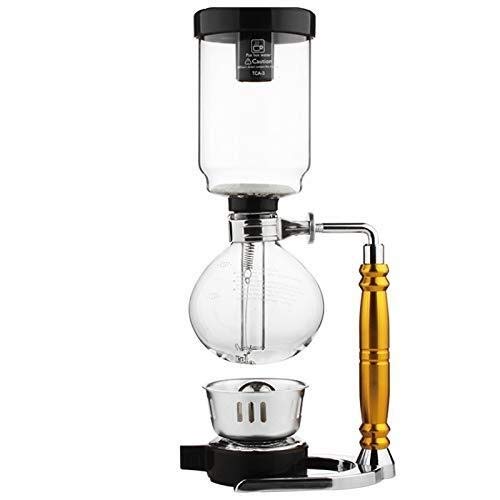 Premium Japanese Style Siphon Coffee Maker - 3 Cup Glass Vacuum Coffee Brewer with Filter for Rich Flavor | Perfect for Home Brewing, Cafe Use & Gift Giving