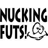 Nucking Futs Vinyl Wall Decals - Kids Room Decor Stickers for Boys Bedroom - 22 Color Options - Fun Home Art for Playrooms & Nursery Walls
