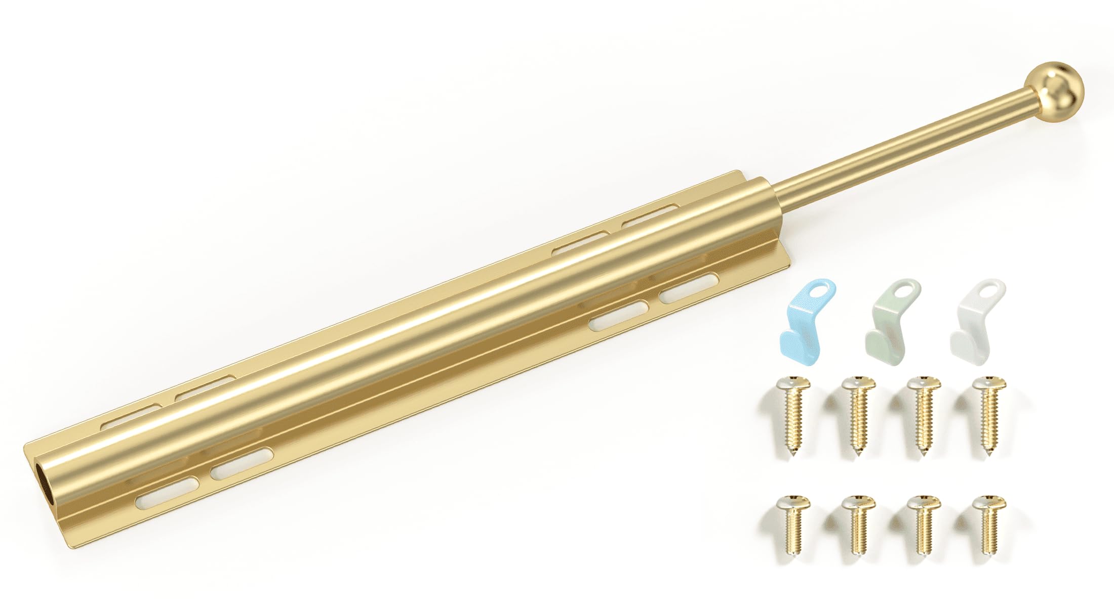 12-Inch Valet Rod for Closets - Pull-Out Closet Organizer with Smooth Glide - Durable Closet Accessory for Clothes & Wardrobe Organization - Perfect for Daily Outfit Planning & Travel Packing - Space Saving Solution for Bedroom, Walk-in Closet & Suitcase