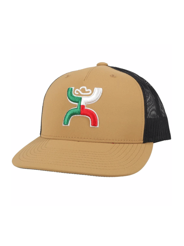 Hooey 2118T TNBK BOQUILLAS High Profile Snapback Trucker Hat - Black & Tan for Outdoor, Fishing & Country Lifestyle