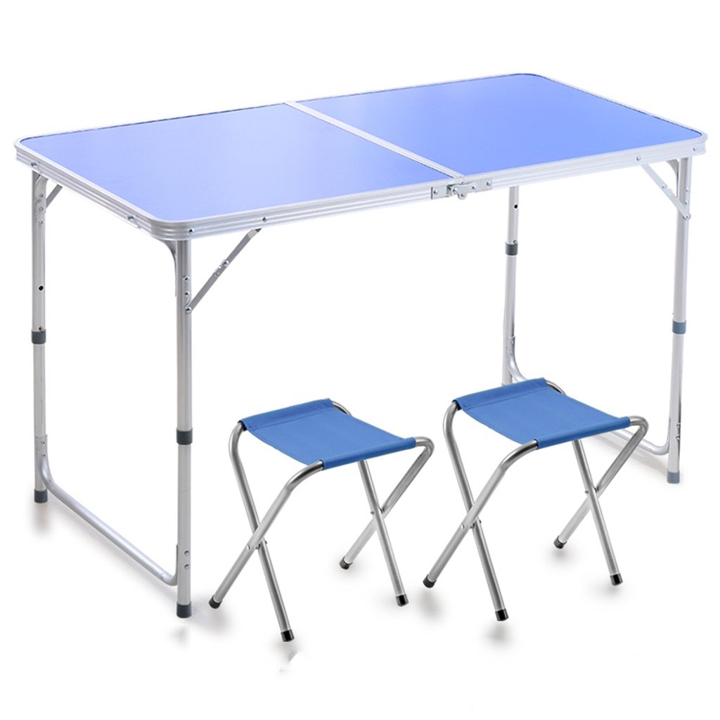 Portable Aluminum Alloy Folding Table - Lightweight & Sturdy for Outdoor, Kitchen, Dining, Office & Kids Use - Compact Space-Saving Design for Camping, Picnics & Small Apartments