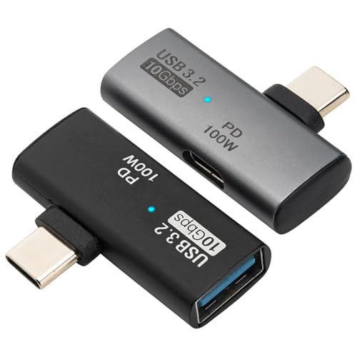 2 in 1 Type C to PD 100W+USB 3.2 A