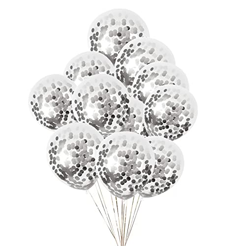Silver Confetti 25pcs