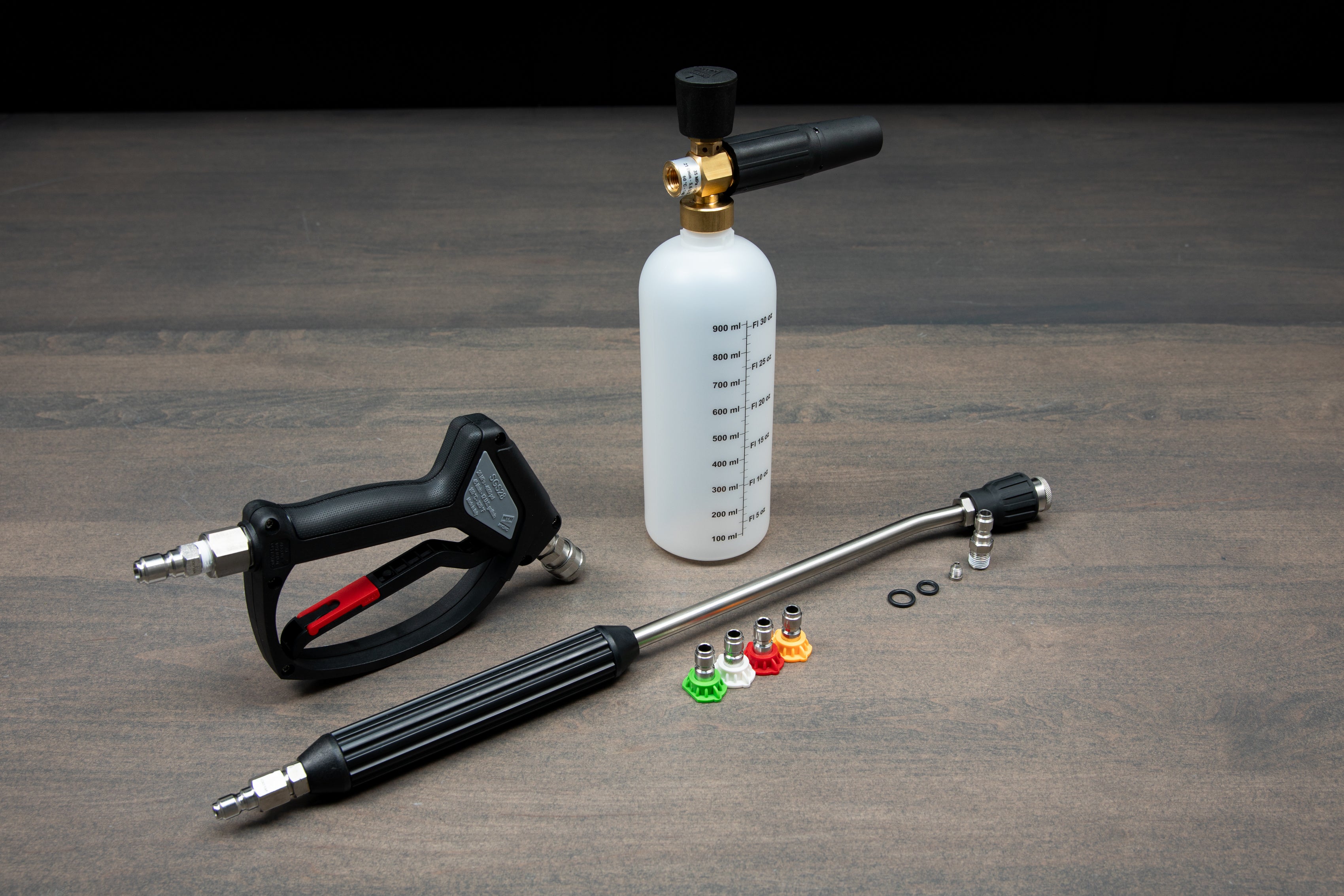 Comet Sprayer Wand Foam Cannon Upgrade Kit for Pressure Washer - Car Detailing, Home Cleaning & Outdoor Washing Accessories