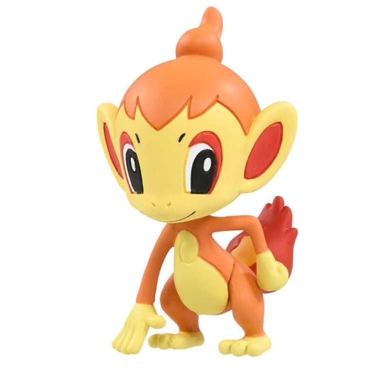 Moncolle Monster Collection Chimchar Action Figure - Collectible Toy for Kids & Anime Fans - Perfect for Display, Play, and Gifts