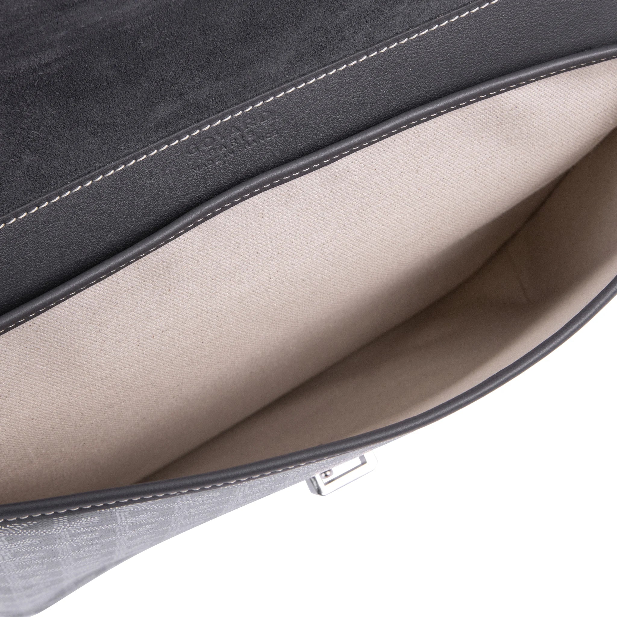 Goyard Coursier Grey Messenger Bag for Men & Women - Stylish Crossbody Shoulder Bag for Work, Travel & Everyday Use
