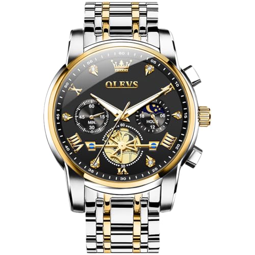 gold sliver band black face-2856