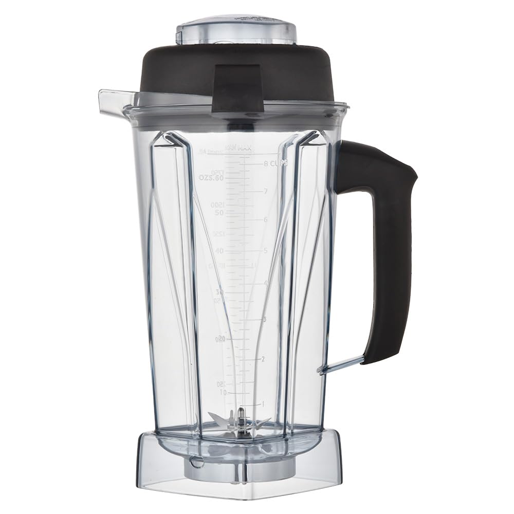 Vitamix Blender 64Oz Replacement Container - Compatible with 5000, 5200, 6300, 6500, 7500, Pro 200, 500, 750, VM0101, VM0102, E310, E320 & Classic/Explorian/Professional/Propel Series - Perfect for Smoothies, Soups, Nut Butters & Food Prep