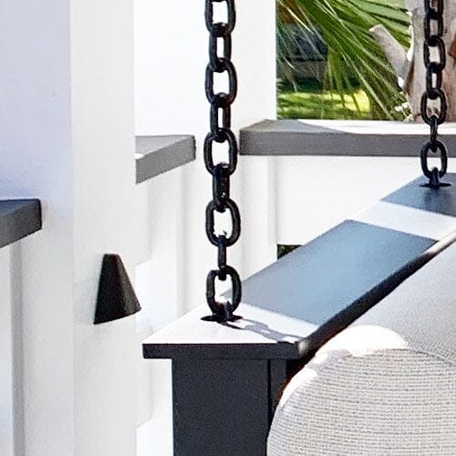 Kiawah Swing Bed - Premium Outdoor Porch Swing with Weather-Resistant Cushions - Perfect for Patio, Garden, and Backyard Relaxation