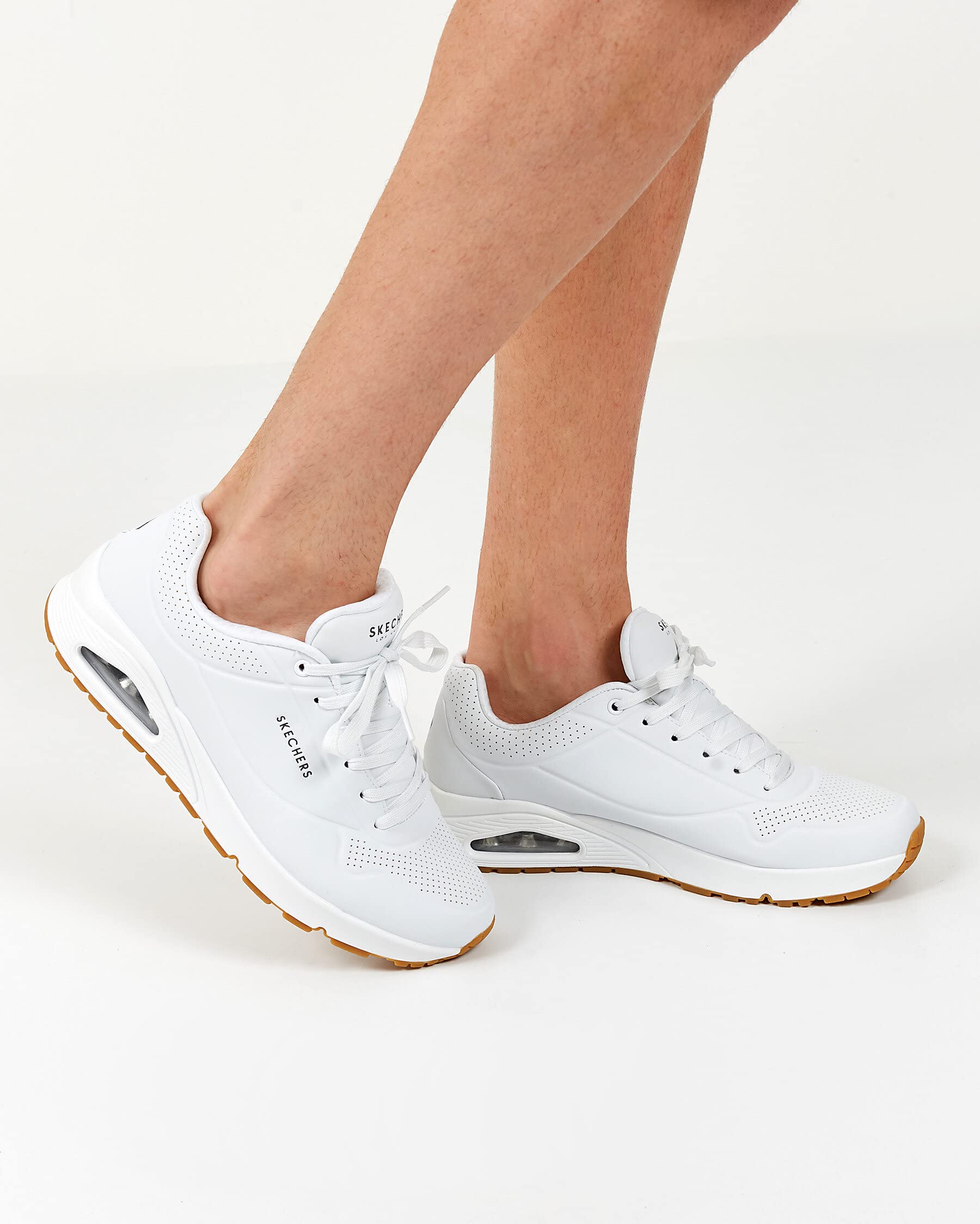 Skechers Men's Uno-Stand On Air Sneakers - Lightweight Walking Shoes for Men with Air-Cooled Memory Foam - Perfect for Running, Gym Workouts & Casual Wear