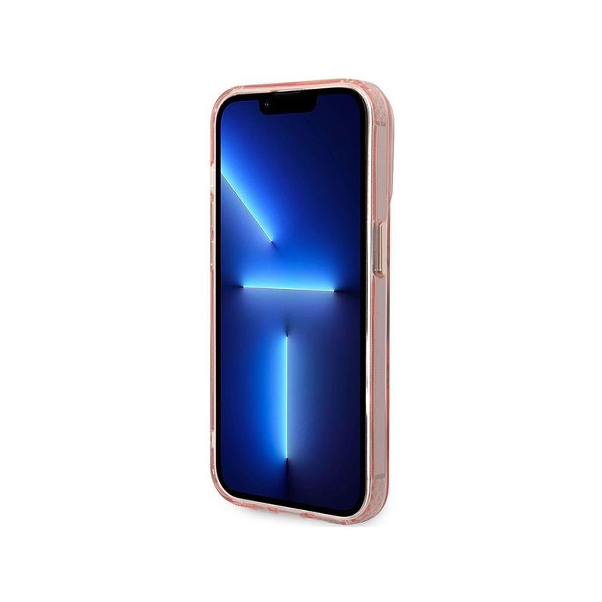 GUESS Ring Edition Translucent Black Case for iPhone 14 Pro Max - Slim Protective Phone Cover with Grip Ring Stand for Hands-Free Viewing & Selfies