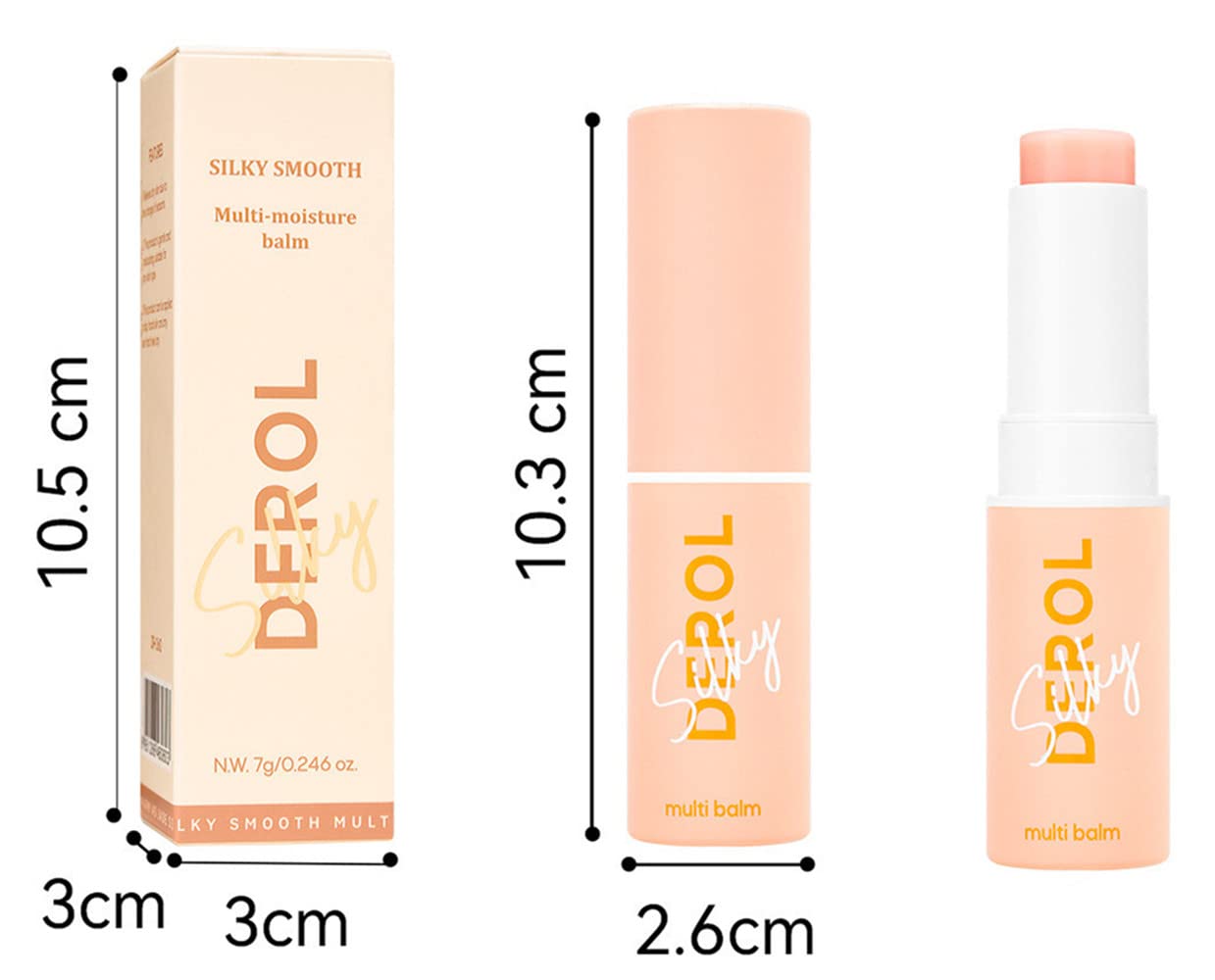 **Mysense Anti-Aging Moisturizing Balm Stick - Hydrating Face, Lip & Eye Wrinkle Treatment, 0.25Oz - Perfect for Daily Skincare & Travel**