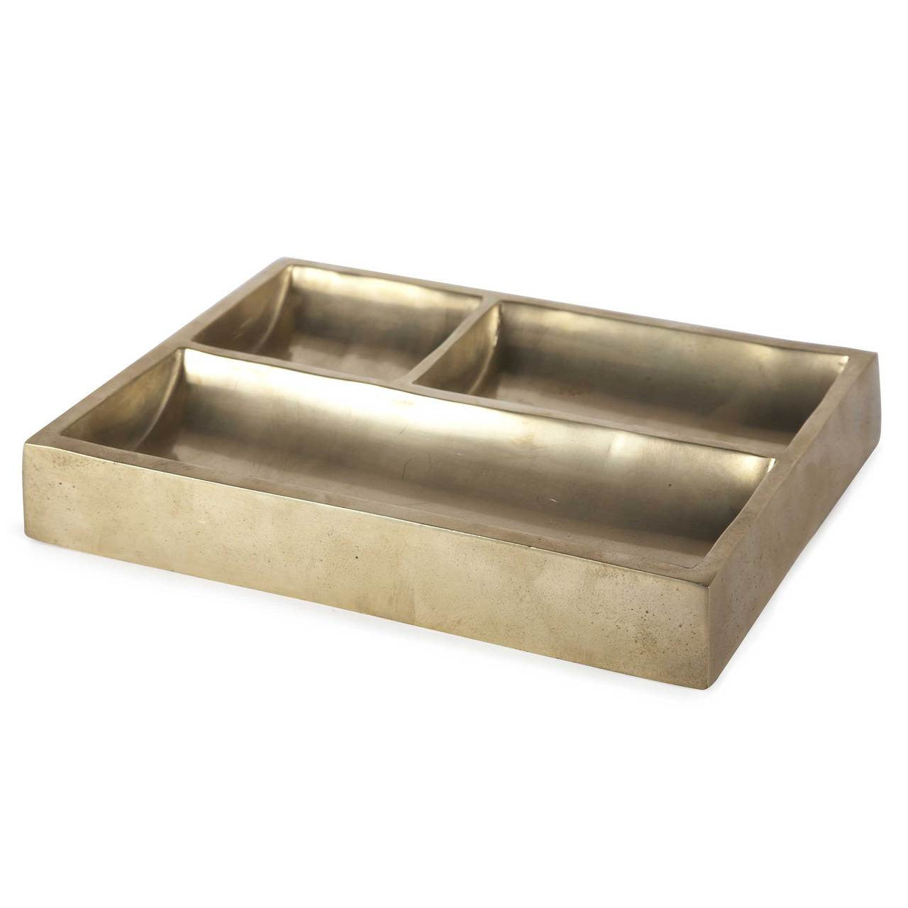 Elegant Brass Catchall Tray - Decorative Key & Jewelry Organizer for Entryway, Dresser, or Nightstand - Perfect for Home Decor & Gift Giving