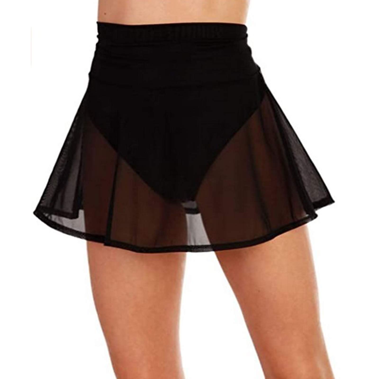 Women's Kawaii A-line Pleated Skirt | High Waisted Ruffle Mini Skirt with Ruched Waist | Perfect for Cosplay, Anime Outfits & Cute Streetwear Fashion