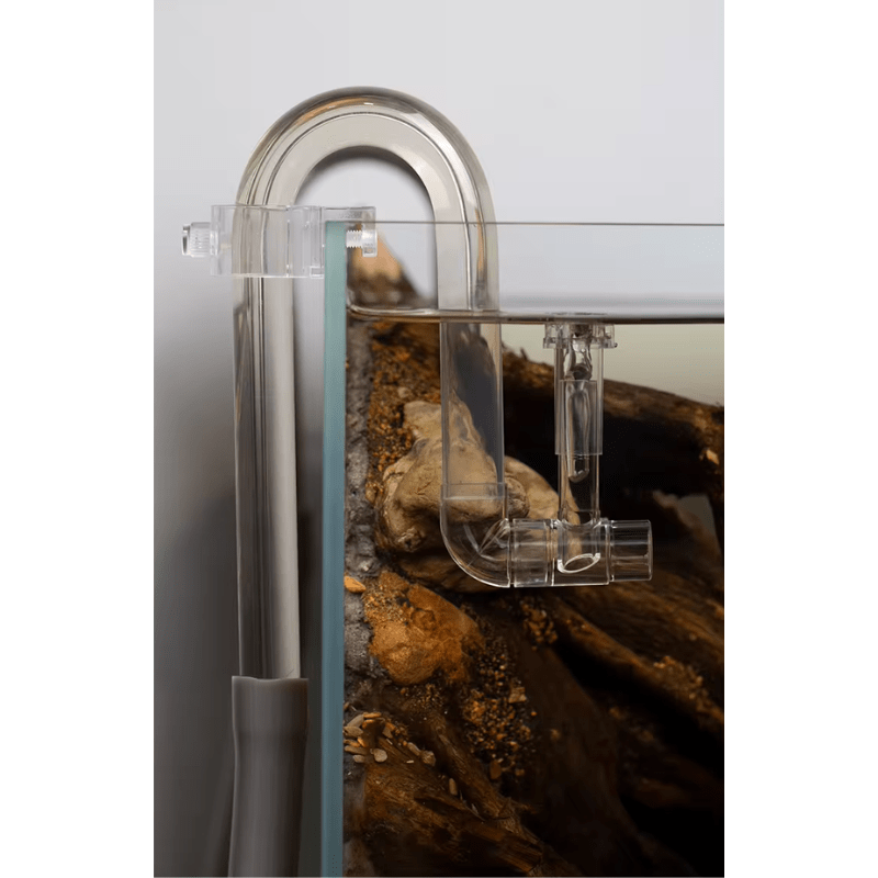 AQUAPRO 12mm/16mm Plastic Skimmer Outflow & Inflow with Suction Cups - Perfect for Aquarium, Pond, and Water Garden Filtration Systems