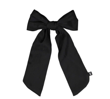 Elegant Satin Long Bow Hair Accessory for Women - Perfect for Weddings, Parties & Special Occasions