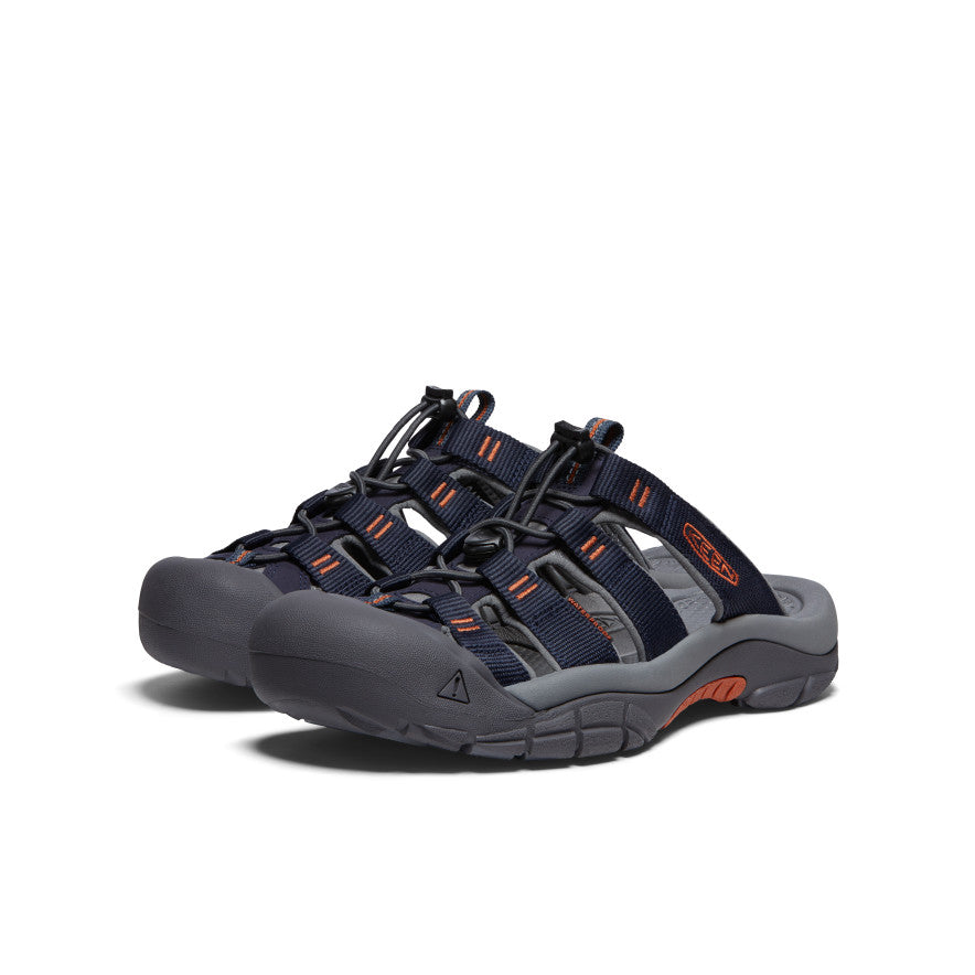 Men's Newport Slide Sandals - Sky Captain/Bombay Brown | Comfortable Summer Slides for Beach, Pool & Casual Wear