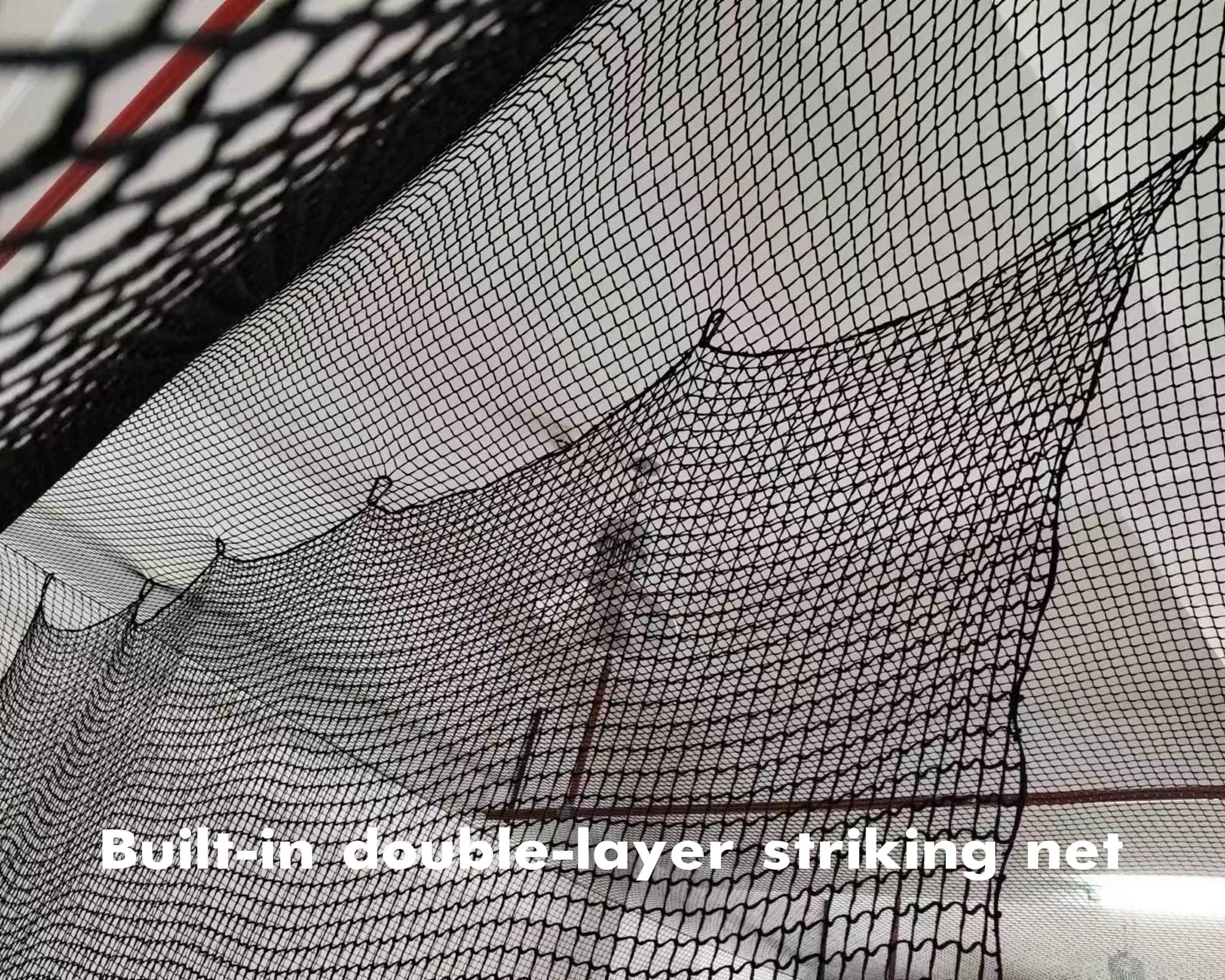 Premium Golf & Baseball Batting Cage Net for Indoor/Outdoor Practice - Heavy Duty Backyard Training Net for Golfers & Baseball Players - Perfect for Driving Range, Backyard Drills & Sports Training