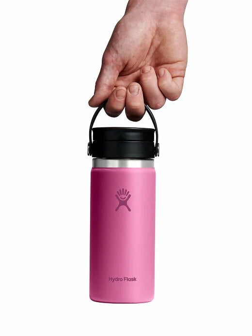 Hydro Flask 16oz Wide Mouth Water Bottle with Flex Sip Lid - Vacuum Insulated Stainless Steel Thermos for Hot & Cold Drinks - Perfect for Hiking, Gym, Work & Outdoor Adventures (Reef Blue)