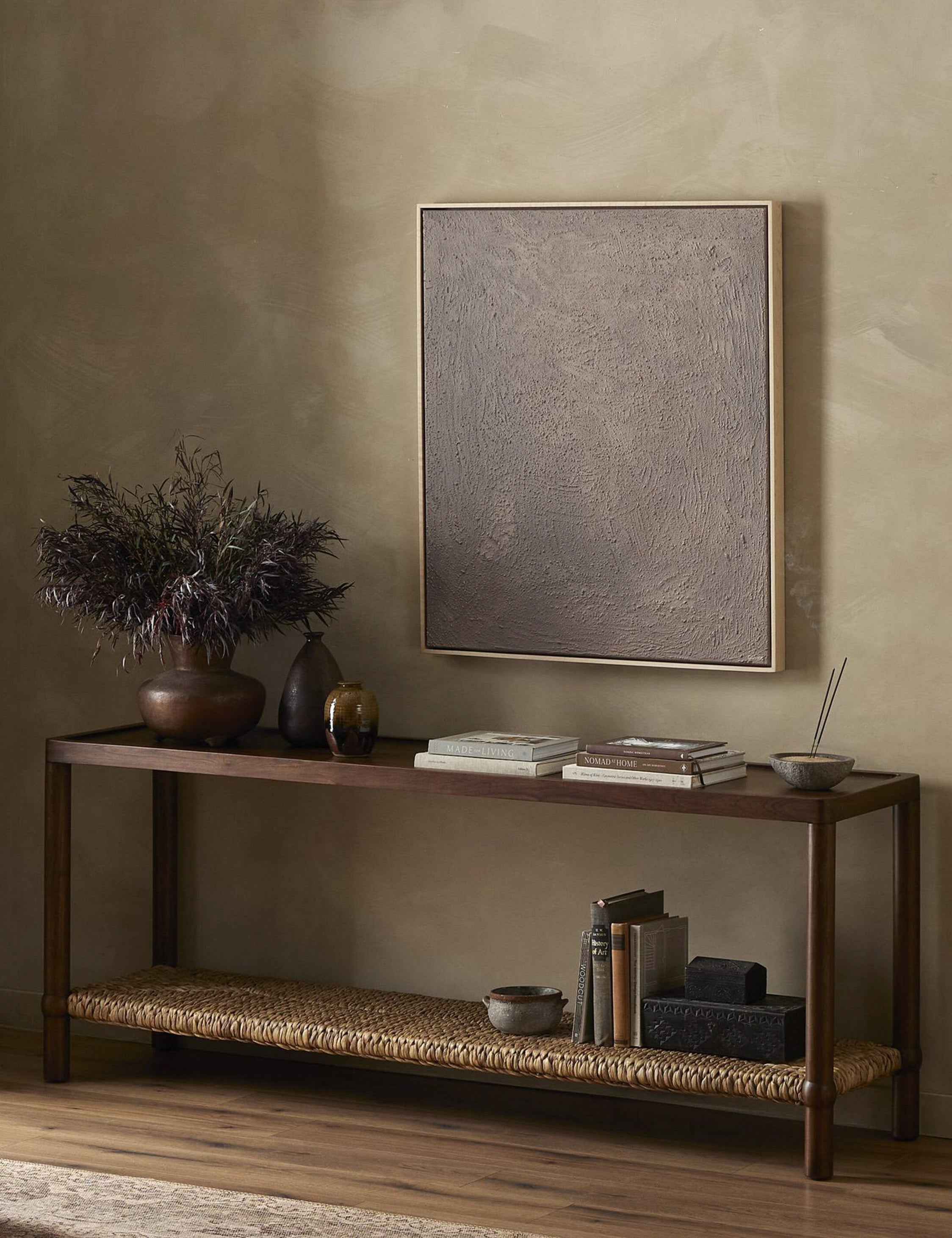 Gabriella Console Table by Amber Lewis x Four Hands - Modern Entryway Sofa Table for Hallway, Living Room & Dining Room Decor