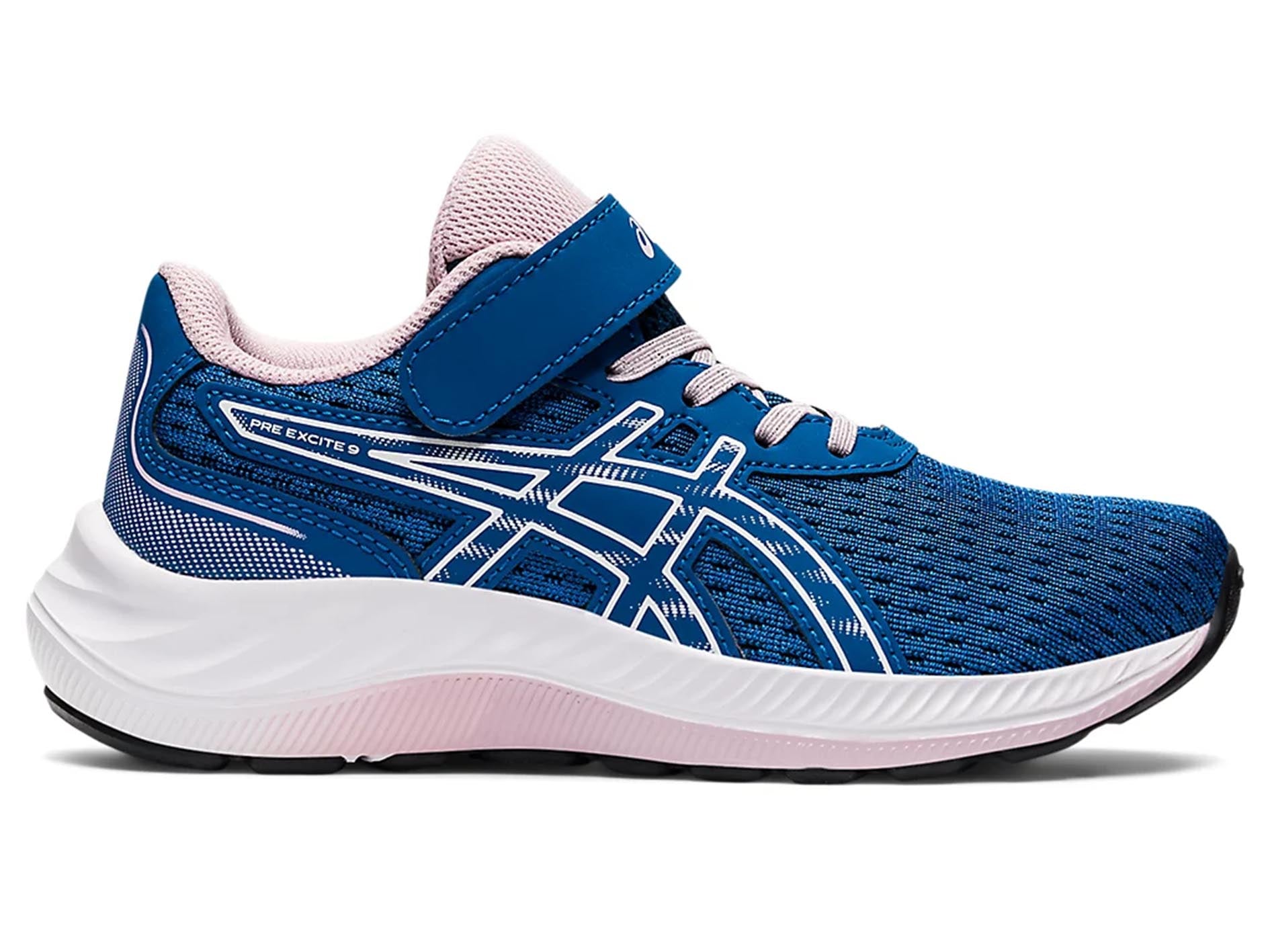 ASICS Junior Pre Excite 9 PS Running Shoes for Kids - Lightweight & Comfortable Sneakers for School, Sports & Daily Activities (Style: 1014A234-401)