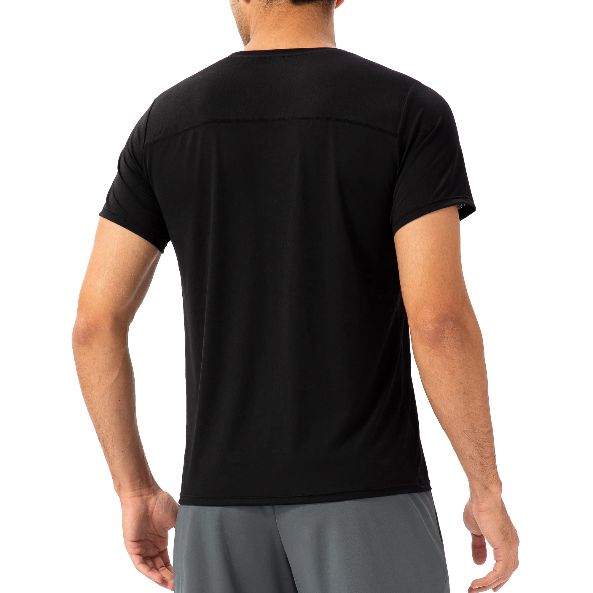 CloudMall Men's Workout Shirts - Moisture Wicking Quick Dry Athletic T-Shirts for Gym, Running & Sports | Breathable Activewear for Men