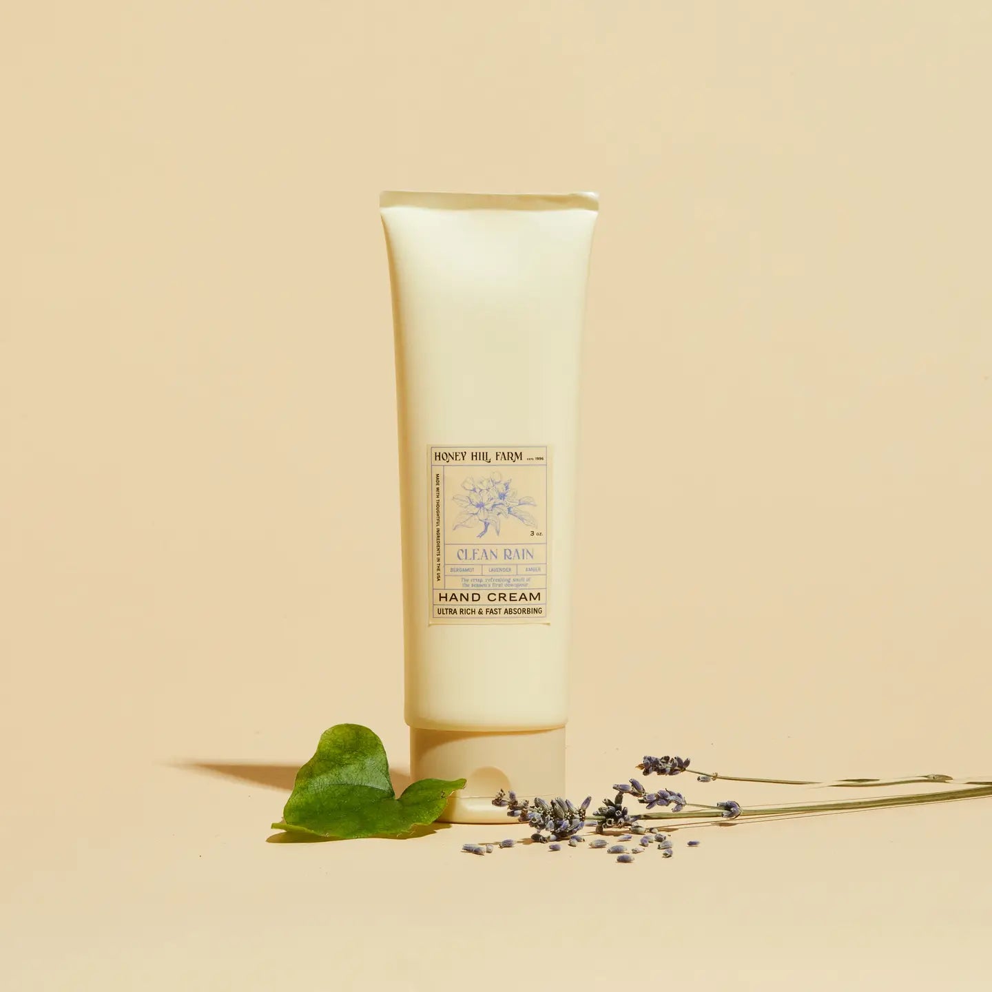 Clean Rain Hand Cream - Moisturizing & Nourishing for Dry Skin - Perfect for Winter Care & Daily Hydration
