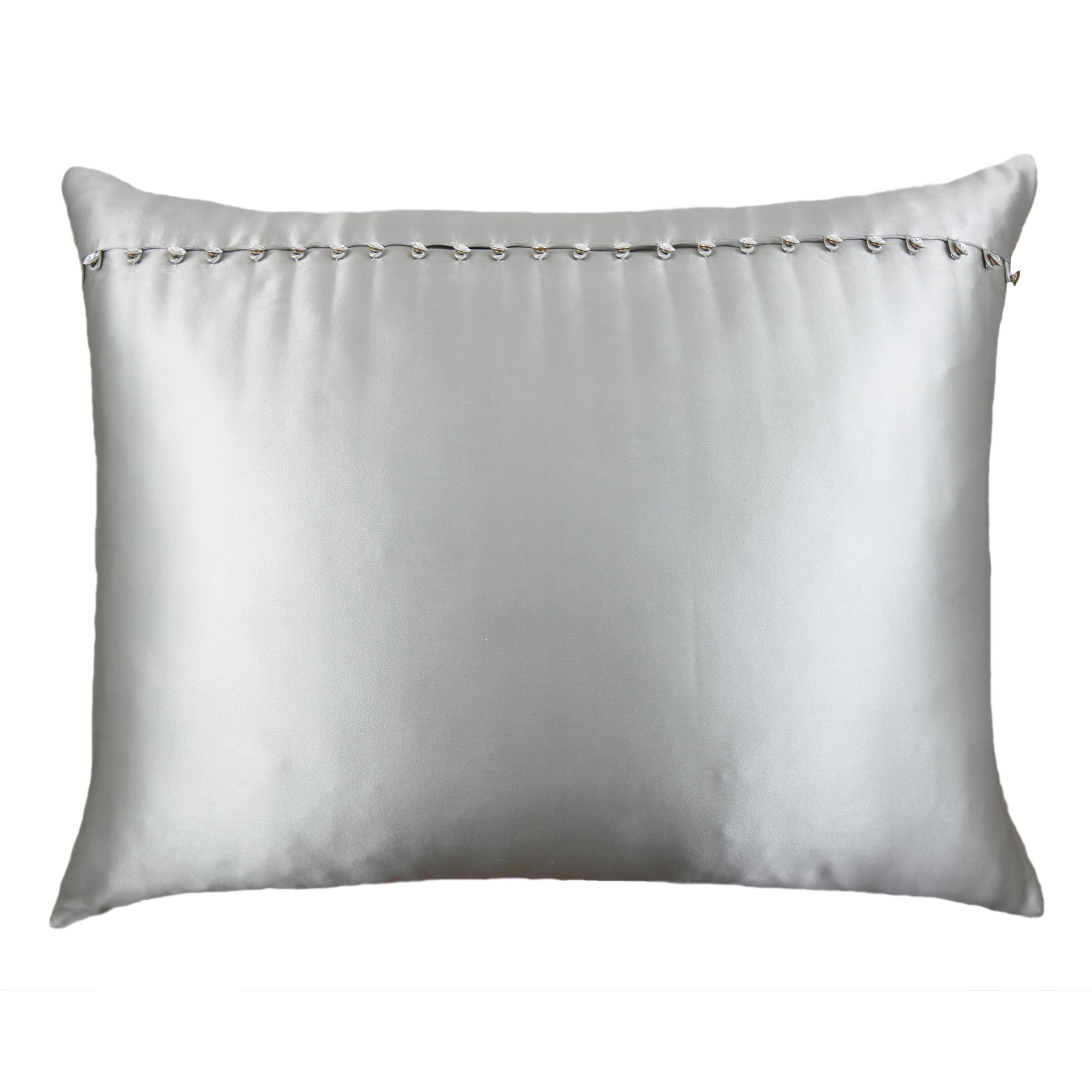 Elegant Tiny Crystals Sham in Charmeuse - Luxurious Bedding for Weddings, Home Decor & Special Occasions