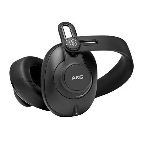 AKG K361 Professional Studio Headphones - Renewed Premium Over-Ear Headphones for Recording, Mixing & Podcasting | Perfect for Home Studio, Music Production & Audio Monitoring