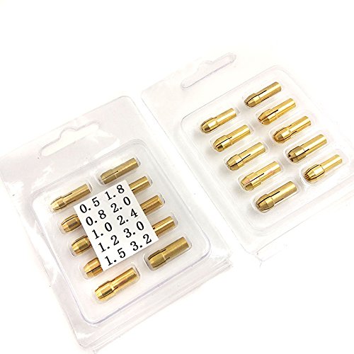 Miniature Electric Drill Set with Self-Tightening Brass Chuck - 10-Piece Precision Tool Kit for DIY, Jewelry Making & Small Craft Projects