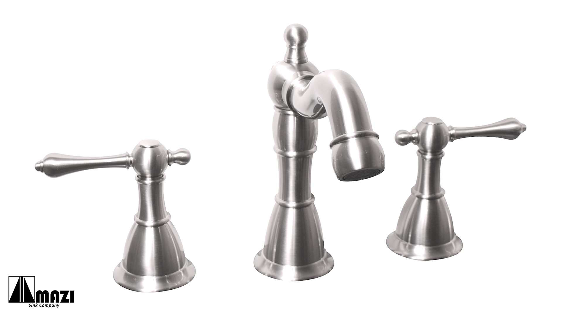 Modern Bathroom Vanity Faucet 11518 - Single Hole Waterfall Bathroom Sink Faucet with Lever Handle - Perfect for Home, Hotel, and Spa Bathroom Renovations