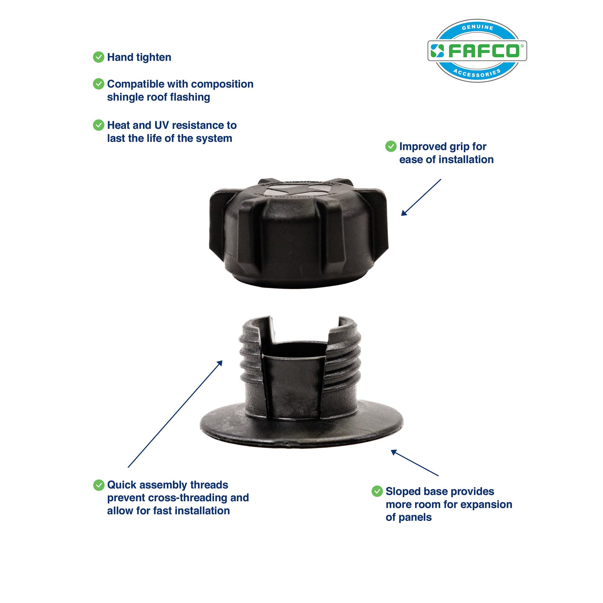 FAFCO In-Ground Solar Pool Heating System Kit - Connect Multiple Solar Panels for Efficient Pool Heating | Perfect for Backyard, Residential & Commercial Swimming Pools