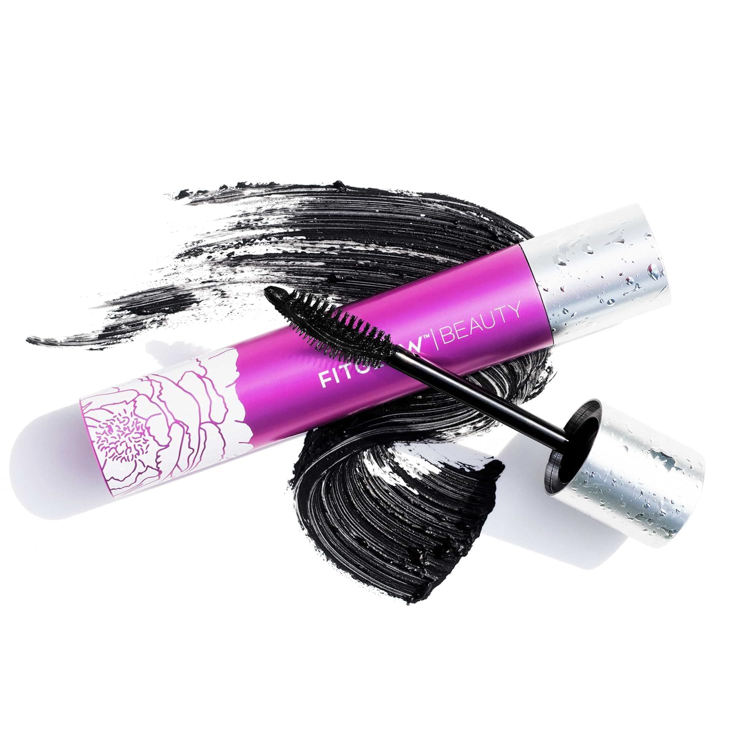 Fitglow Beauty - Natural Vegan Good Lash+ Mascara | Cruelty-Free, Woman-Owned Clean Beauty (Black, 0.3 fl oz | 8 ml) for Everyday Wear & Special Occasions