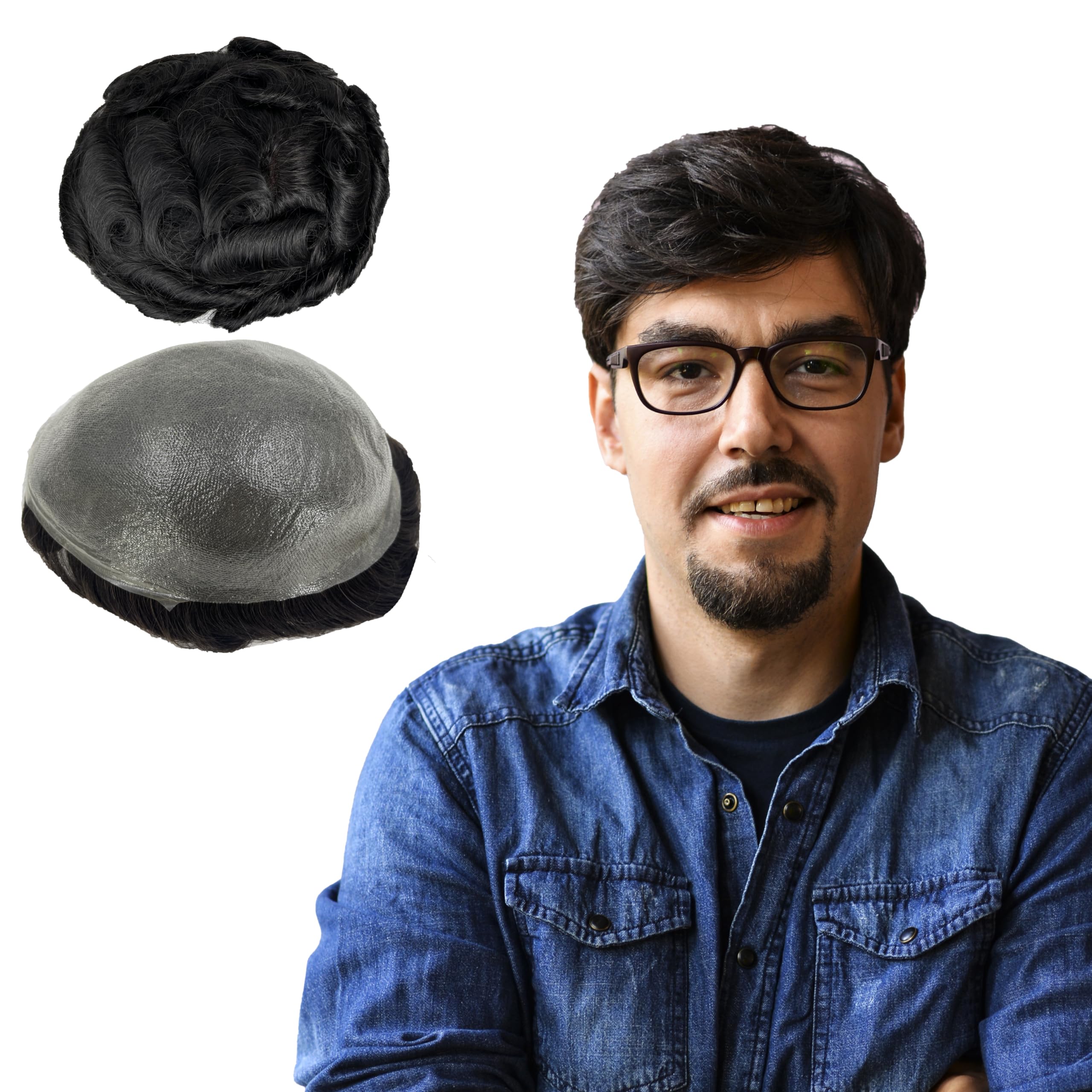 Premium Men's Toupee - 10