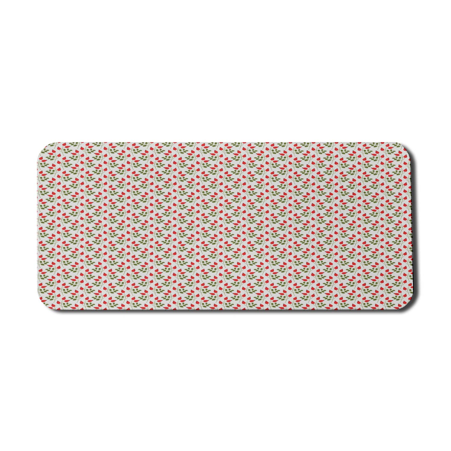 Ambesonne Floral Computer Mouse Pad - Large 35