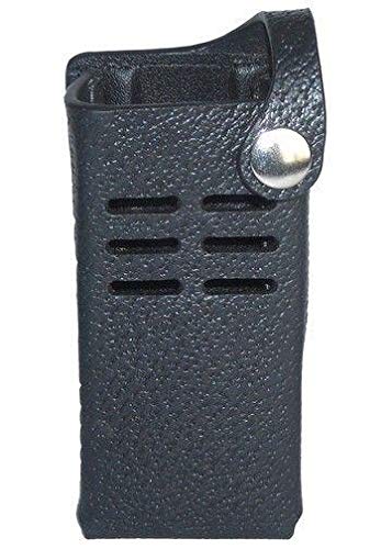 Durable Leather Carry Case for Motorola MOTOTRBO XPR 3300 Two-Way Radio - Fixed Belt Loop (Non-Display) | Protective Holster for Construction, Security & Outdoor Work