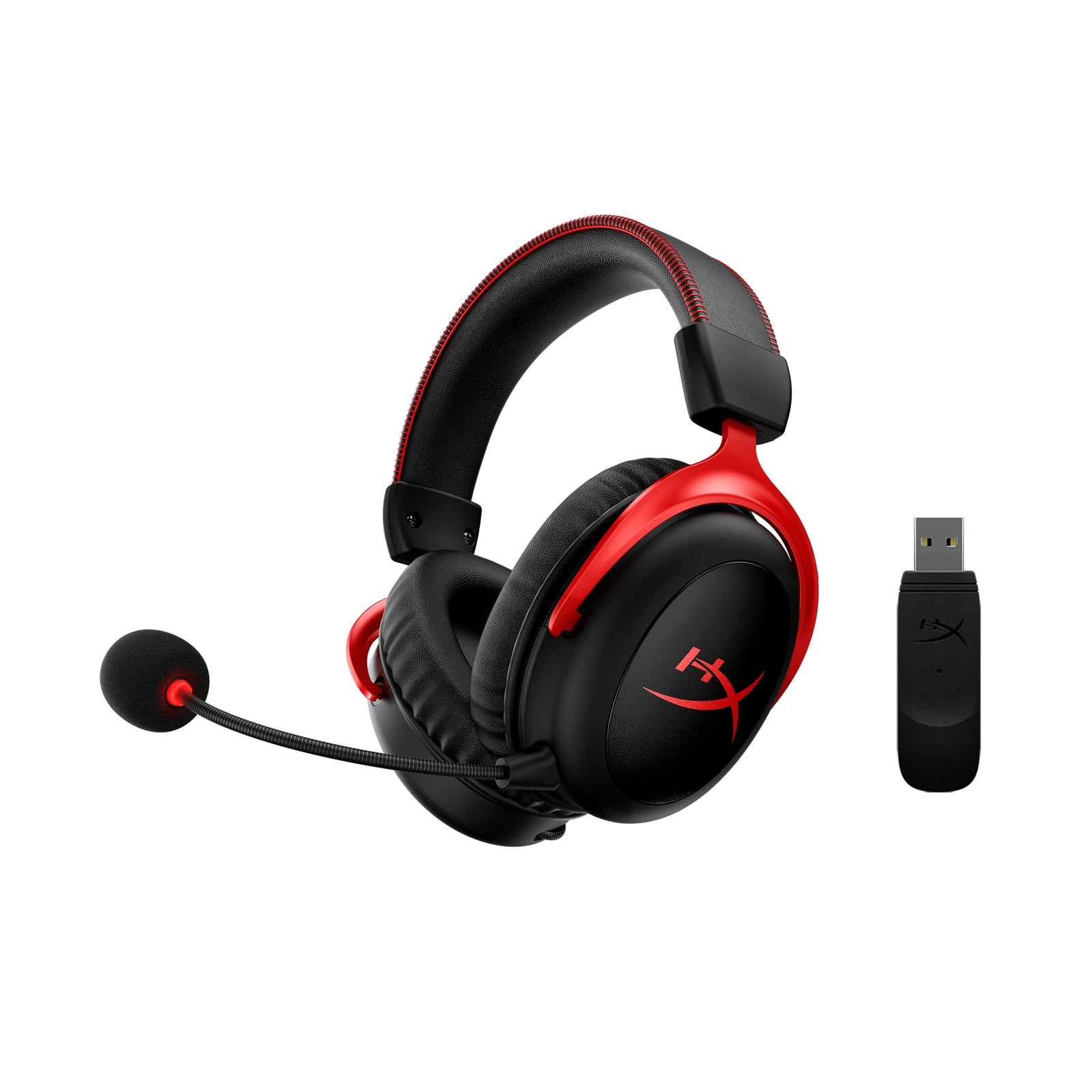 HyperX Cloud II Wireless Gaming Headset - 7.1 Surround Sound, Noise Cancelling Mic, 30-Hour Battery - Perfect for PC, PS5, Xbox & Streaming