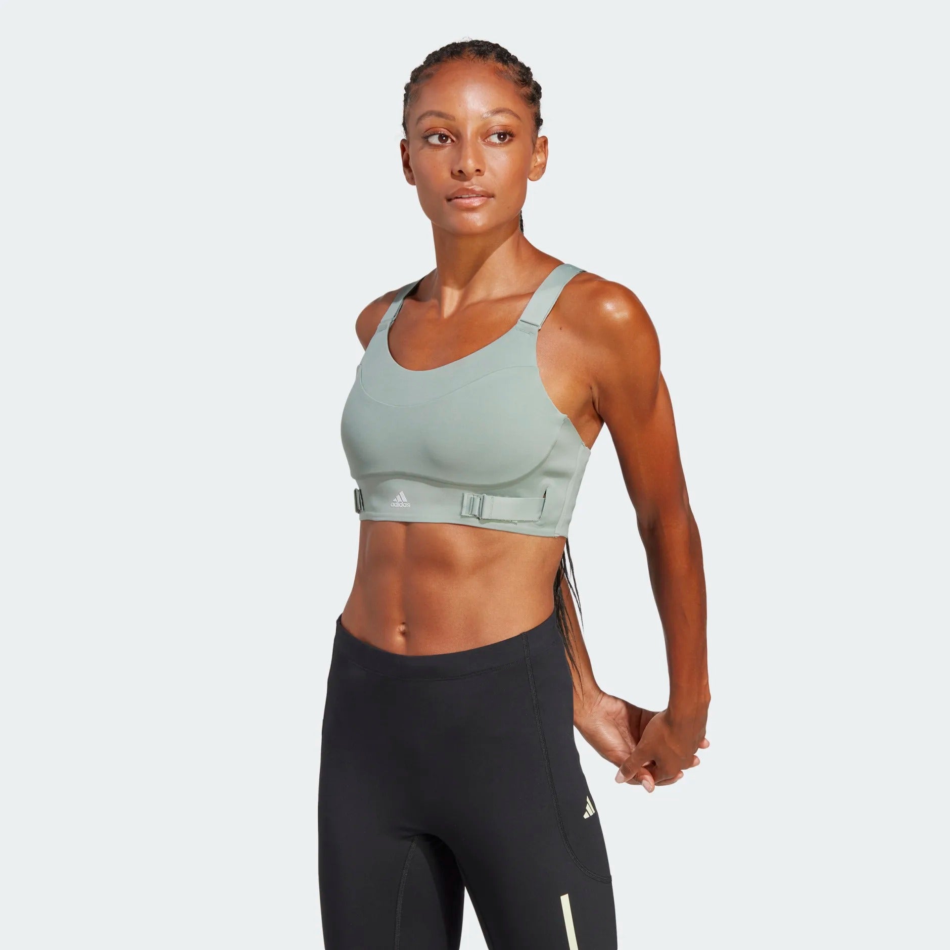 Adidas FastImpact Luxe Run High Support Sports Bra for Women - Moisture-Wicking Workout Top for Running, Yoga & Gym Training