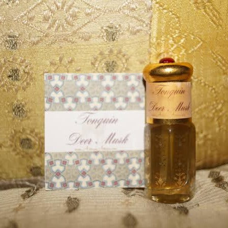 Premium Tonkin Deer Musk Nafa Oil 12ml - Authentic Musk Kasturi Jinko for Perfume Making, Aromatherapy & Spiritual Rituals